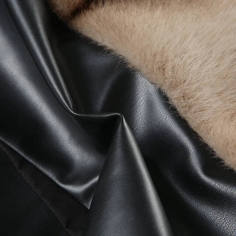 Allisson Furry Leather Tube Set