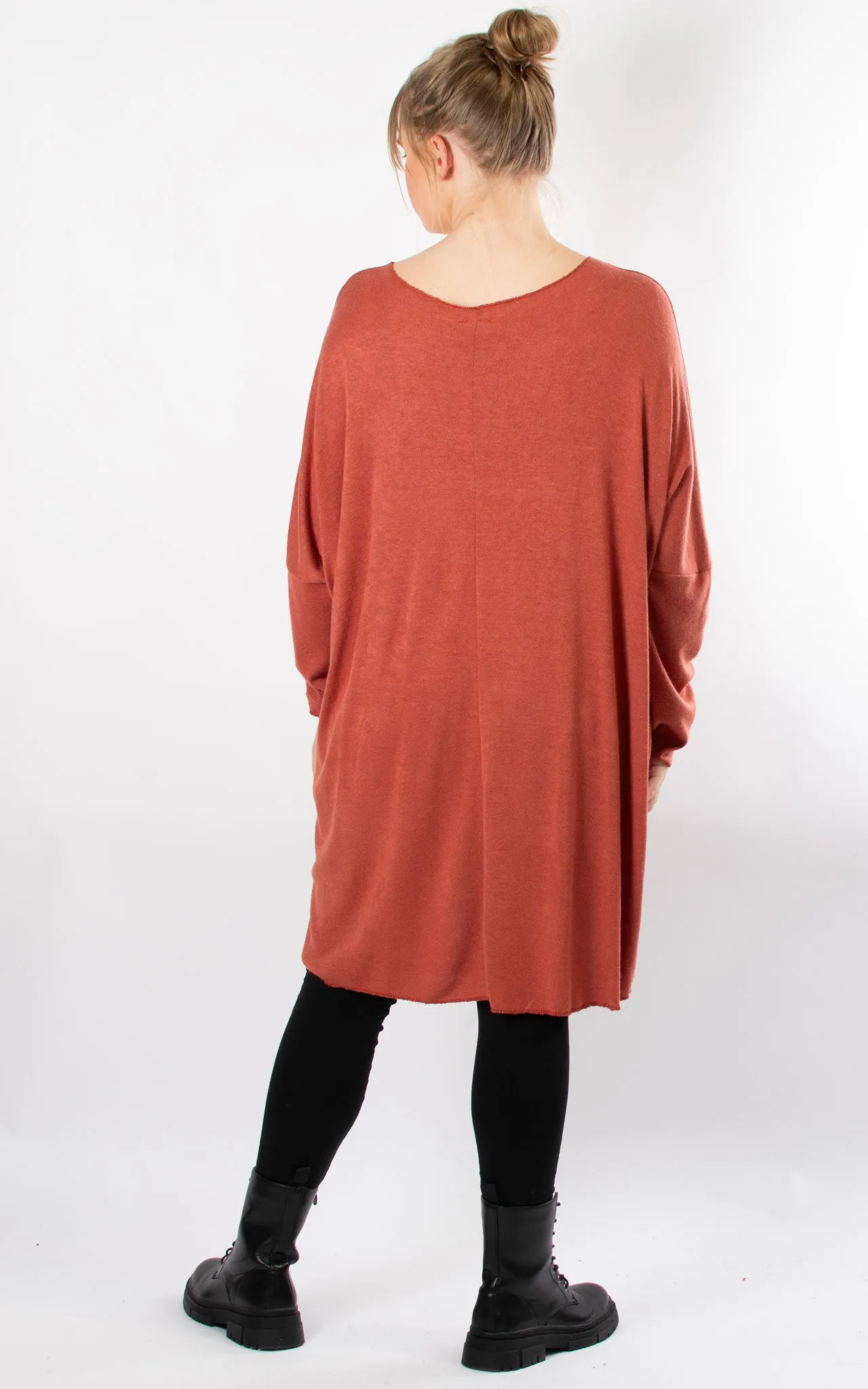 Amy Soft Knit Top | Star | Rust