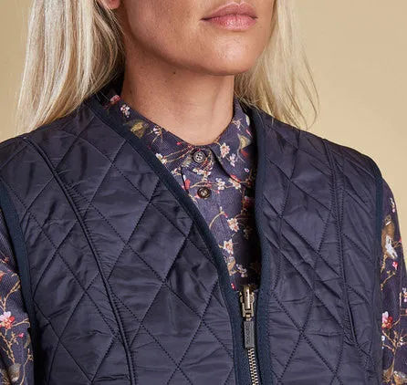 Barbour Fleece Betty Liner Vest - Navy