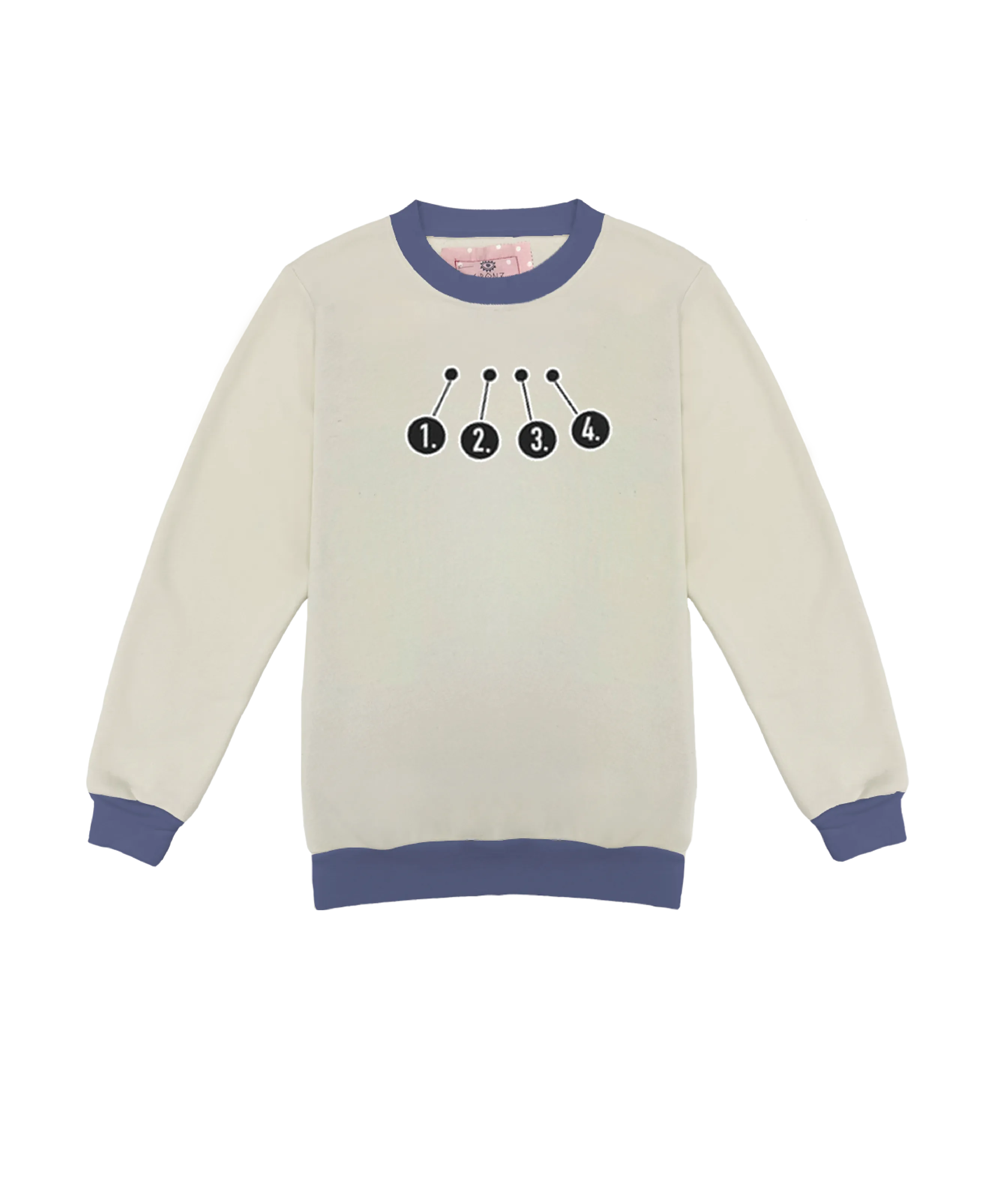 Custom Chest Mini Embroideries Unisex Crewneck Pullover