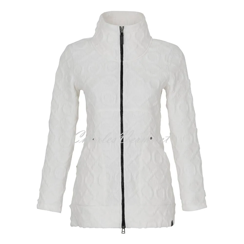 Dolcezza Textured Jacket - Style 73208 (Off-white)