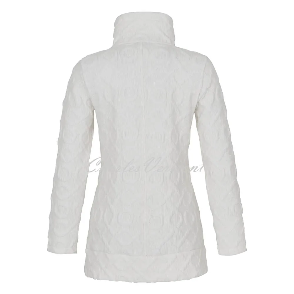 Dolcezza Textured Jacket - Style 73208 (Off-white)