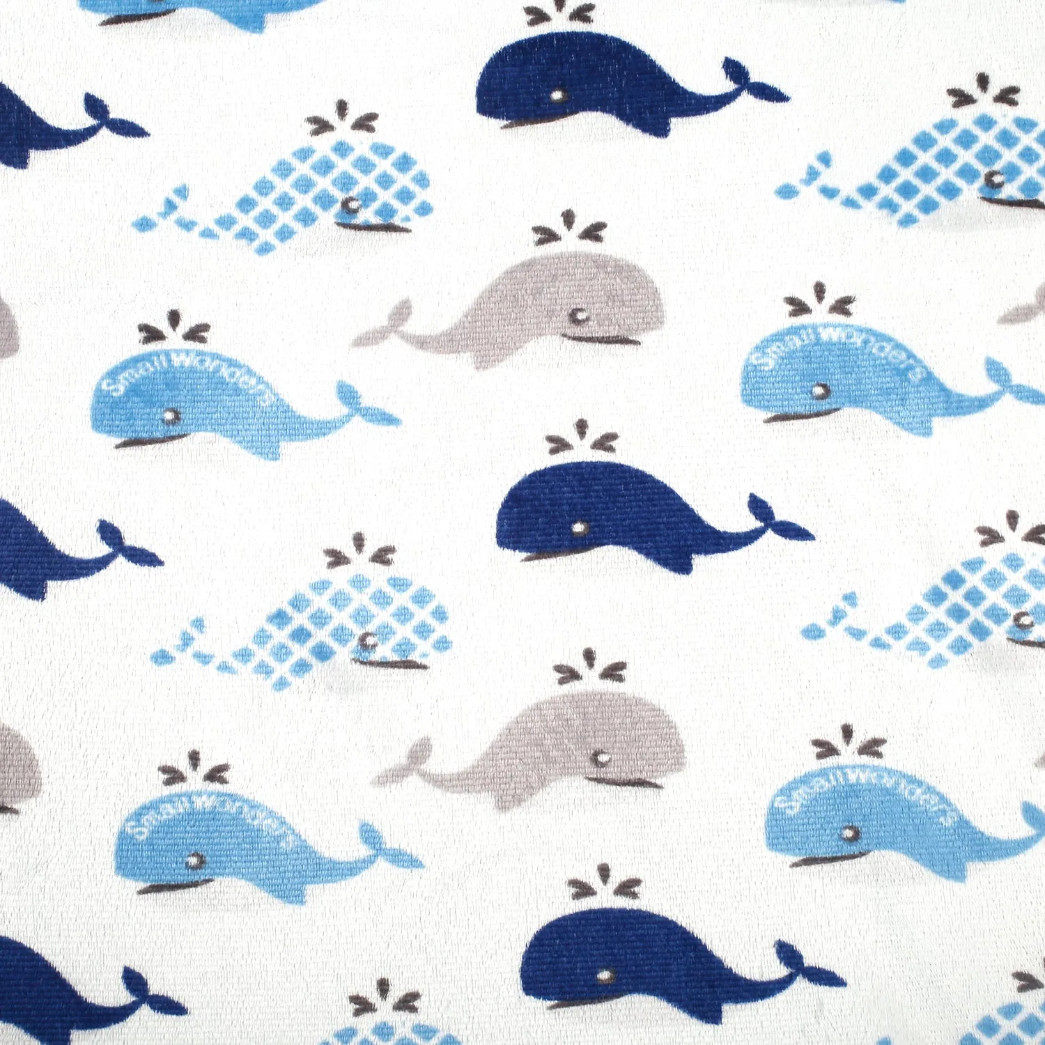 Dolphin Blue And White Blanket