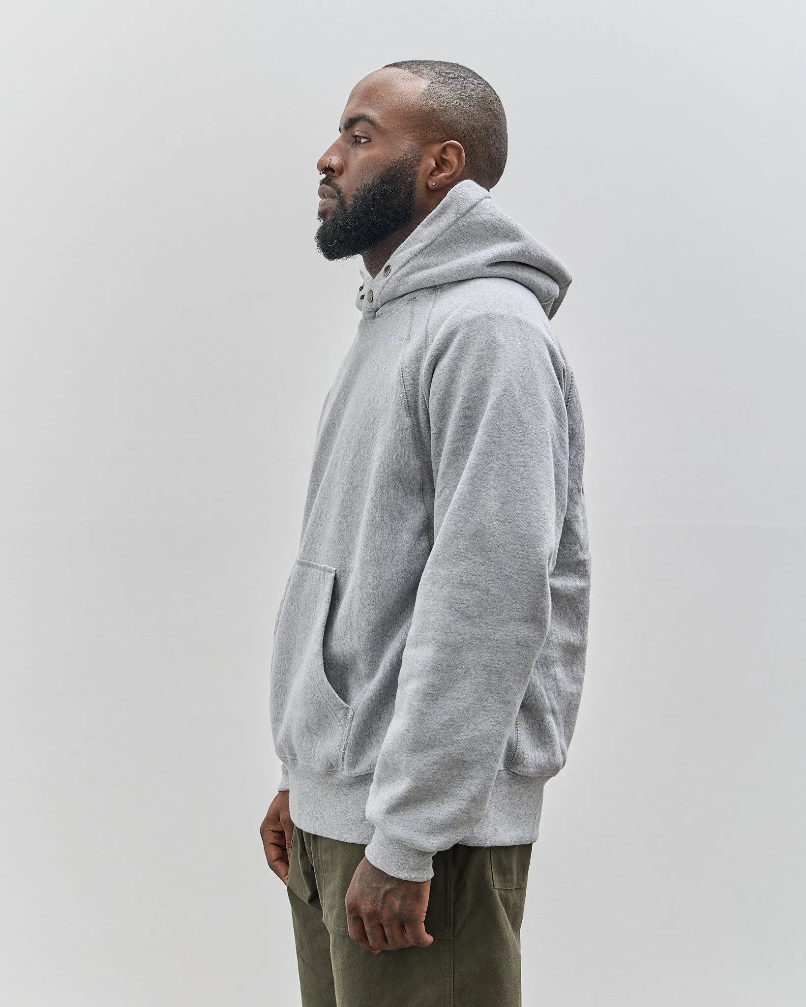 Engineered Garments Raglan Hoody, Heather Grey