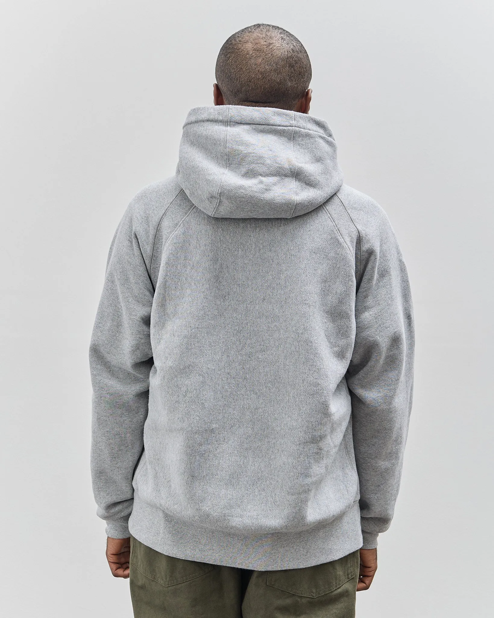 Engineered Garments Raglan Hoody, Heather Grey