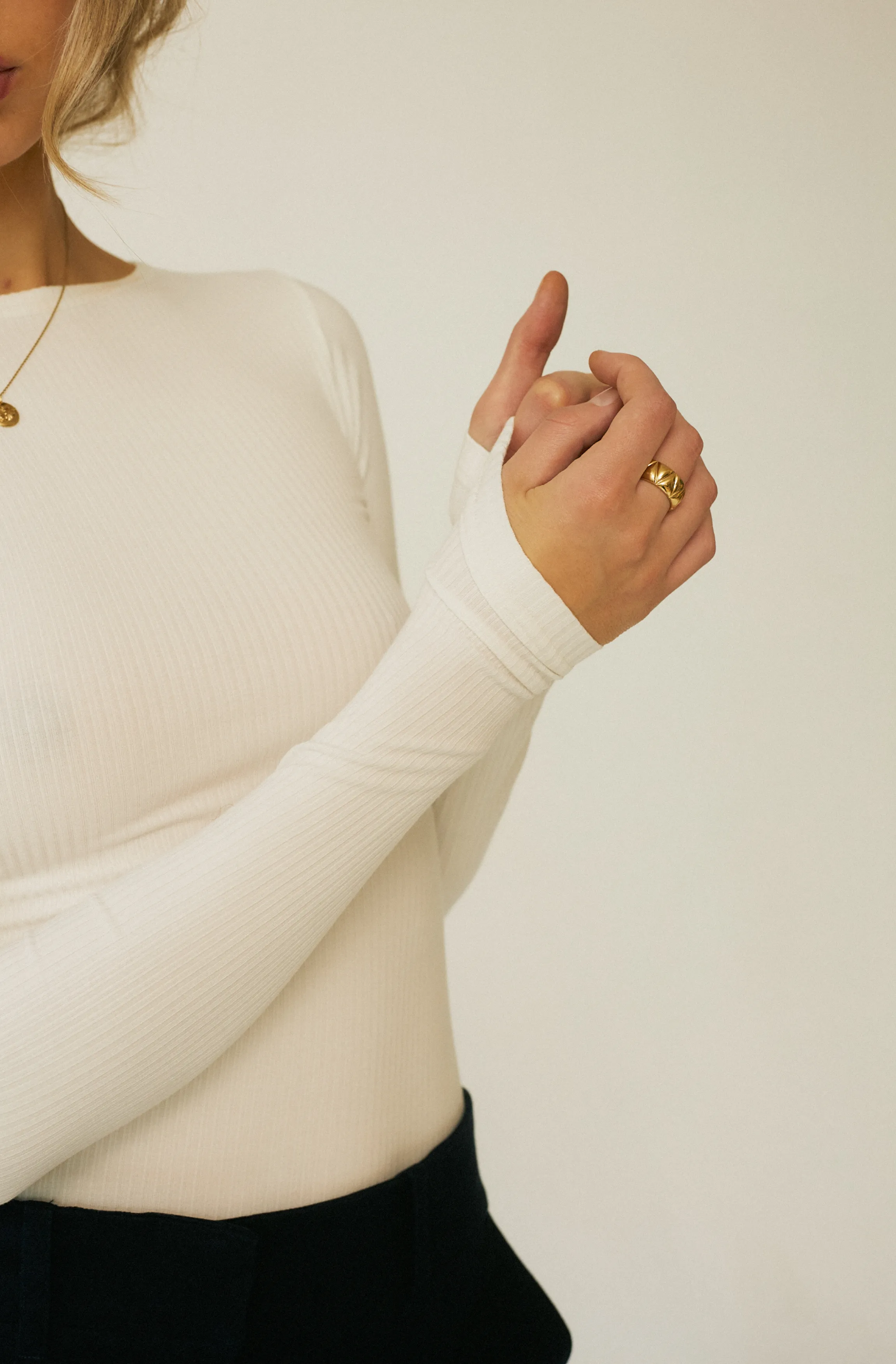 Finley Ribbed Long Sleeve