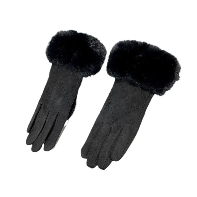 Fleece Lined Padded Touch Screen Gloves