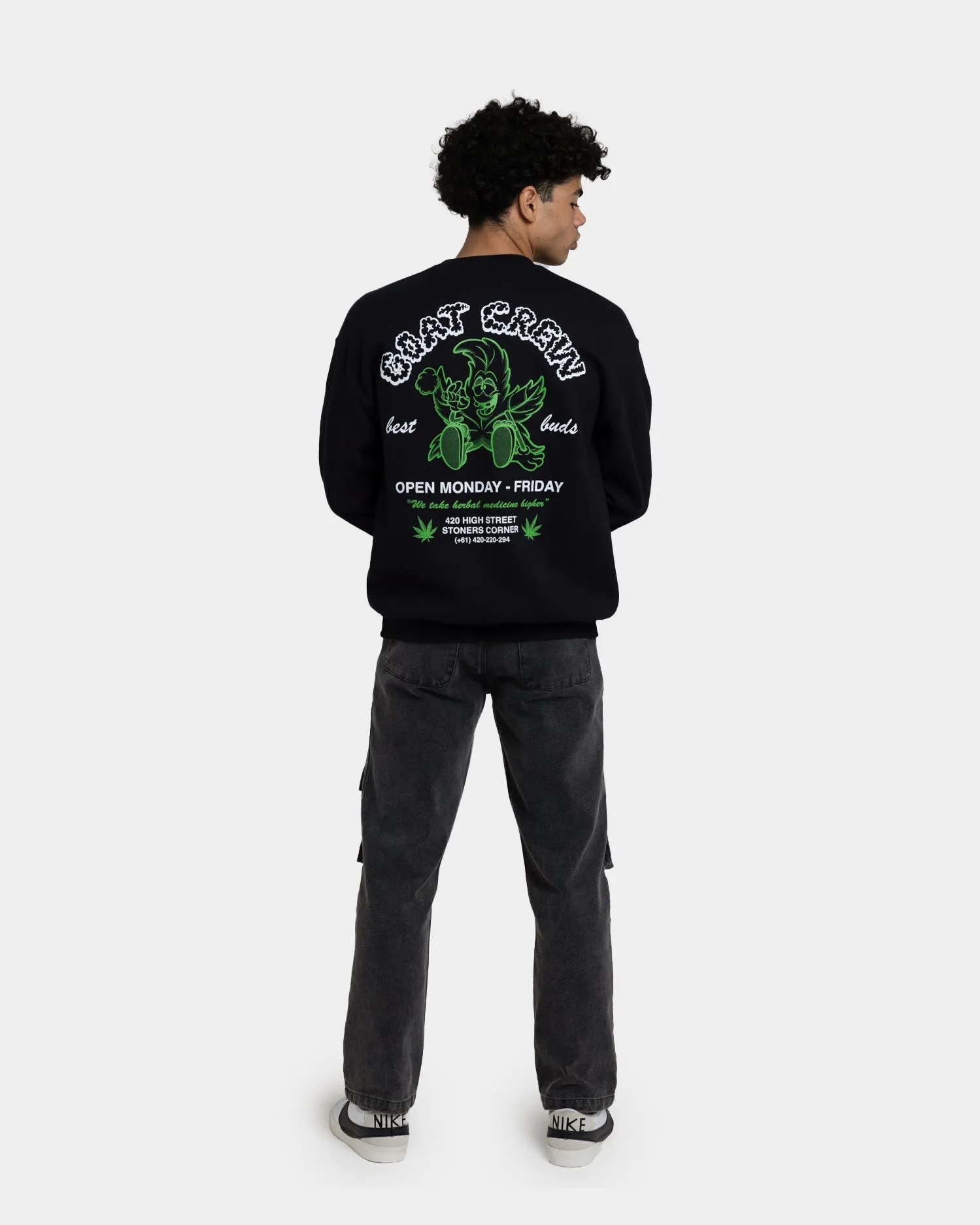 Goat Crew Best Buds Crewneck Black