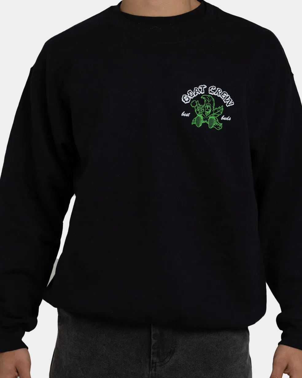 Goat Crew Best Buds Crewneck Black