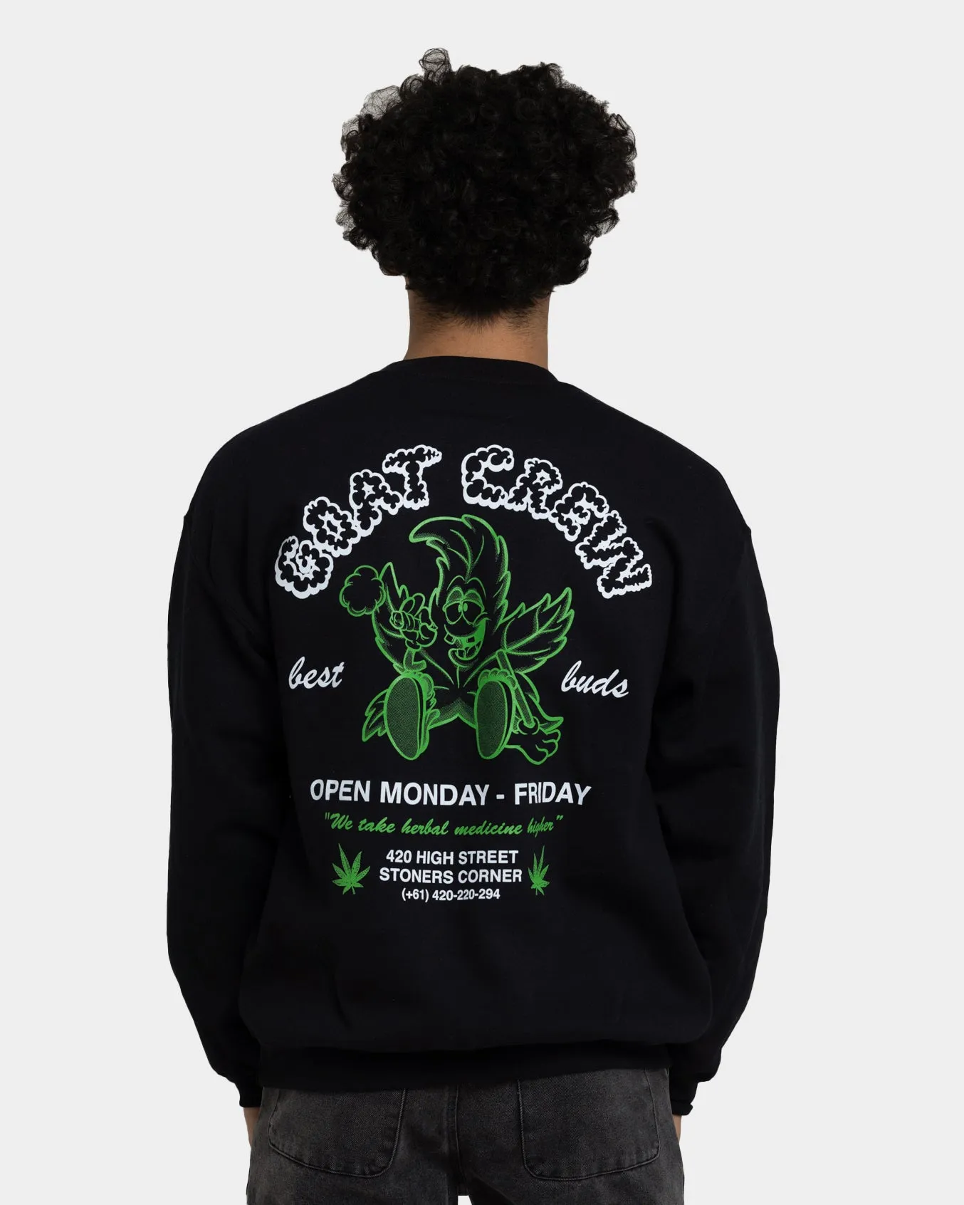 Goat Crew Best Buds Crewneck Black