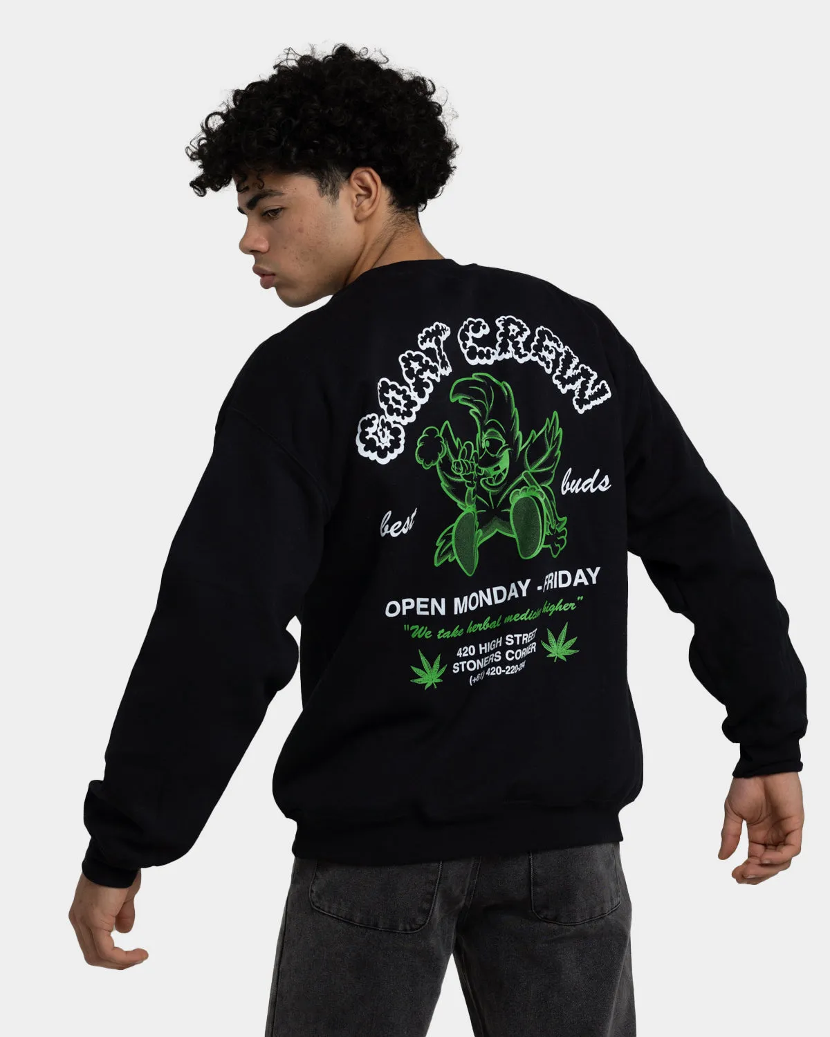 Goat Crew Best Buds Crewneck Black