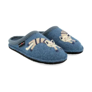 Haflinger Katze Slippers - Blue