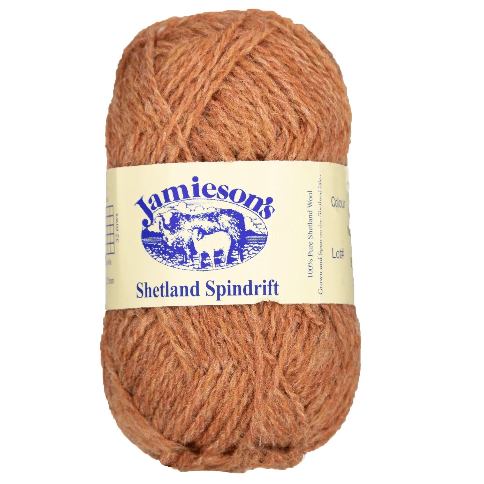 Jamieson's of Shetland Spindrift Yarn - 1200 Nutmeg