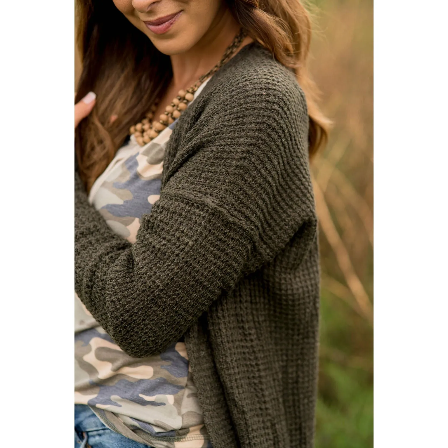 Knit Pocket Cardigan