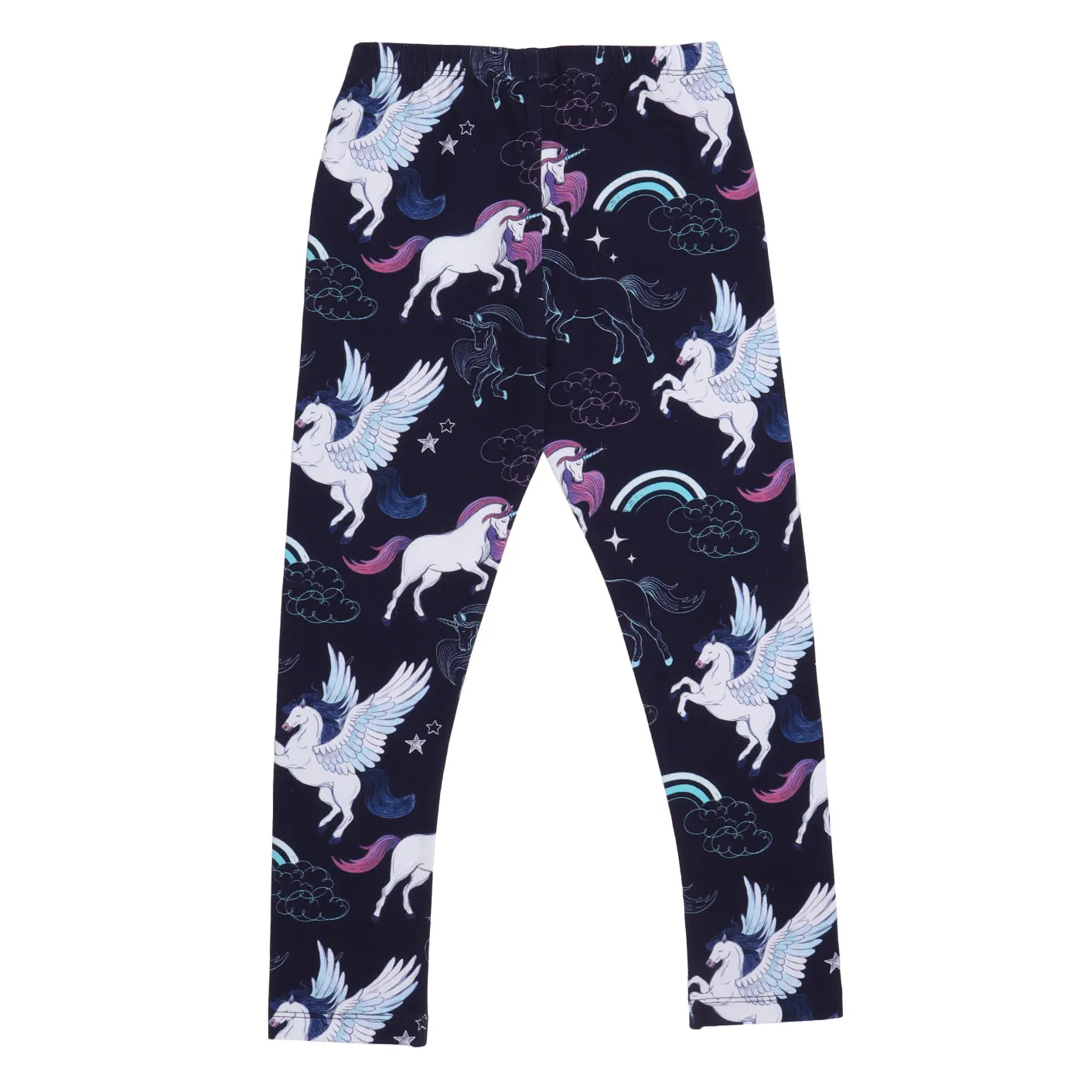 Leggings- unicorn & Pegasus: Size 3Y