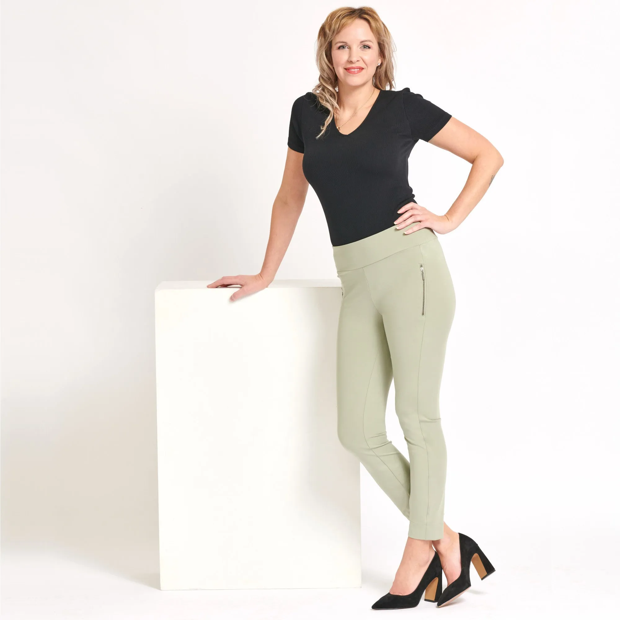 lily morgan Women's Skinny Knit Pants