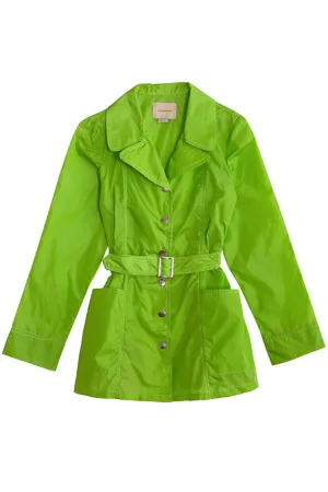 Lime Green Sherlock Trench