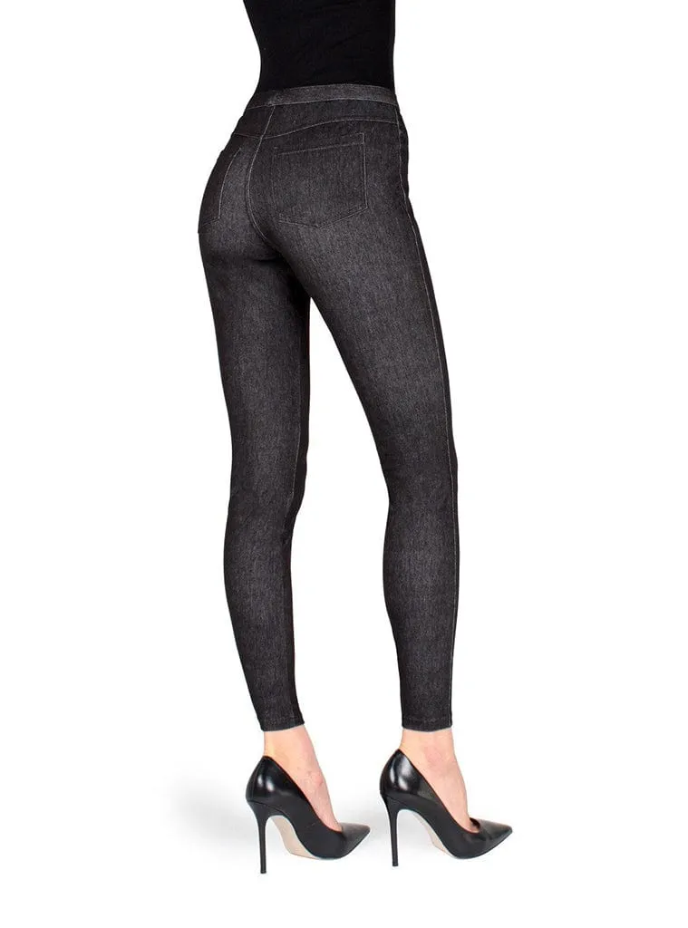 MeMoi Bustle Denim Legging