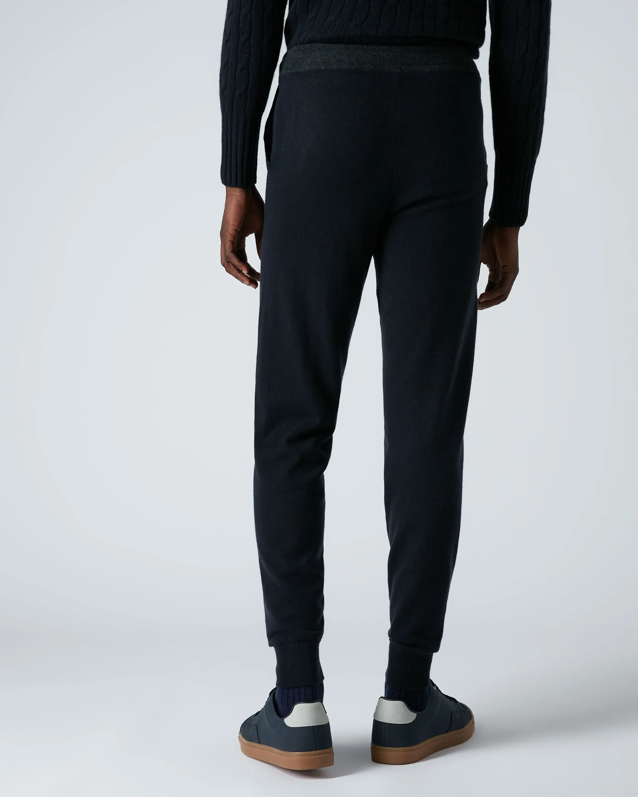 Men's Brompton Cashmere Jogger Navy Blue