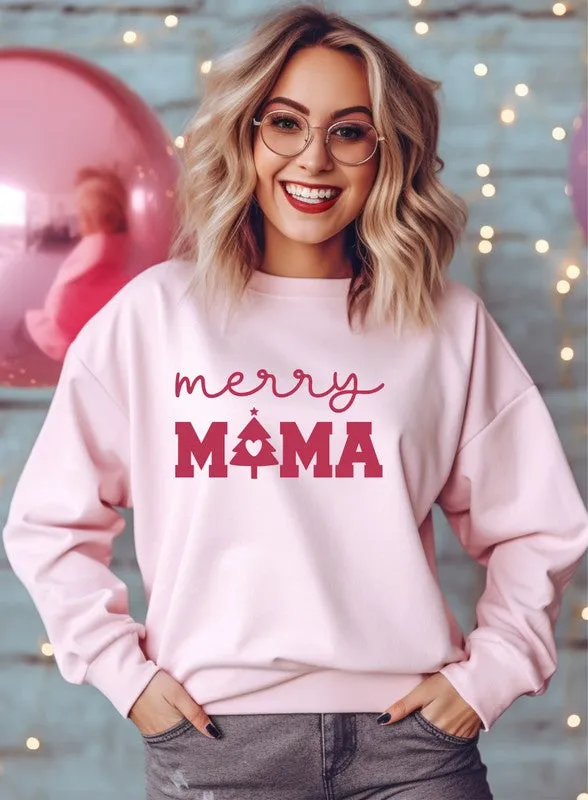 Merry Mama Cozy Crew Sweatshirt