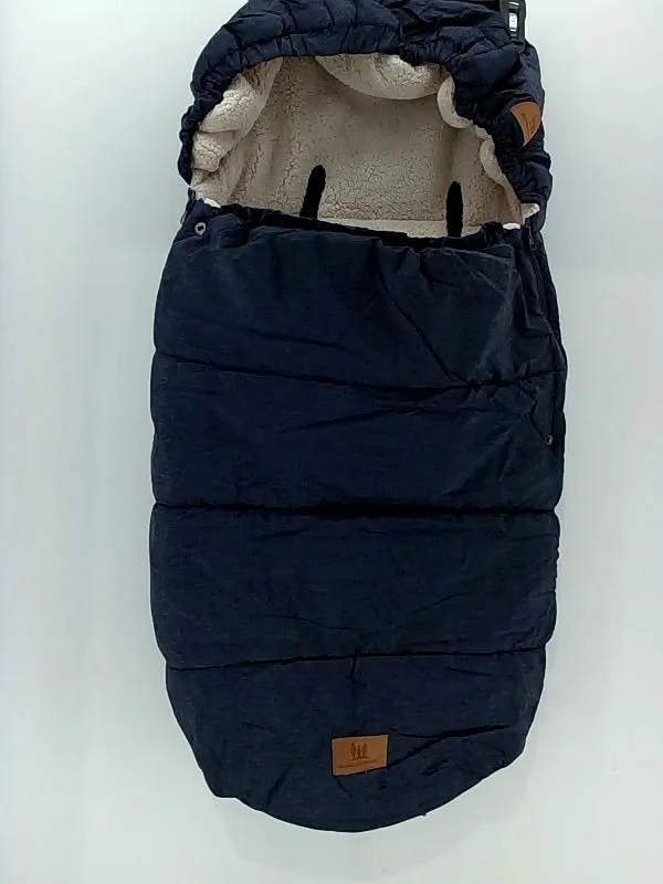 Navy Deluxe Stroller Footmuff by Miracle Baby