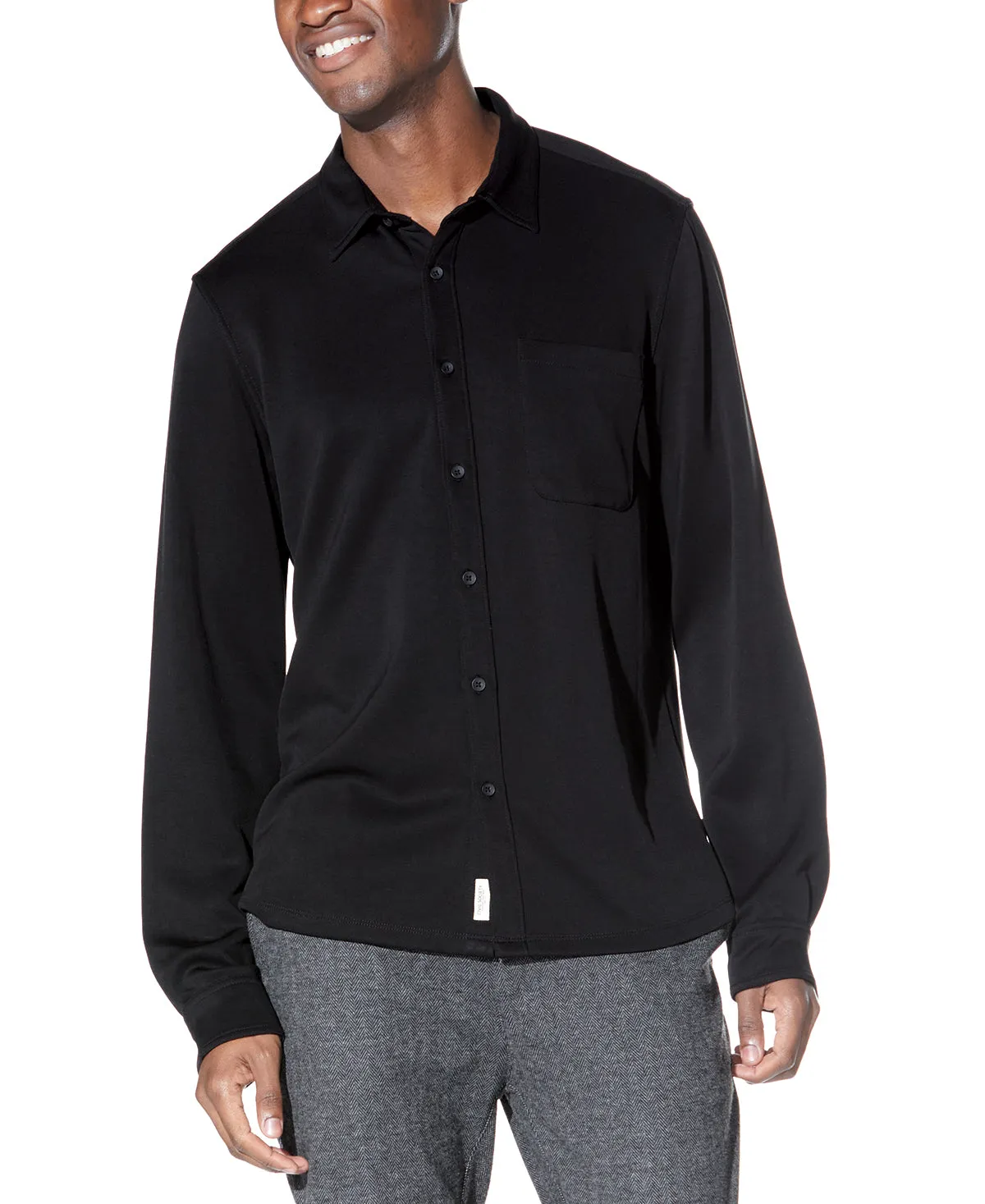 Nick Knit Shirt (Black)