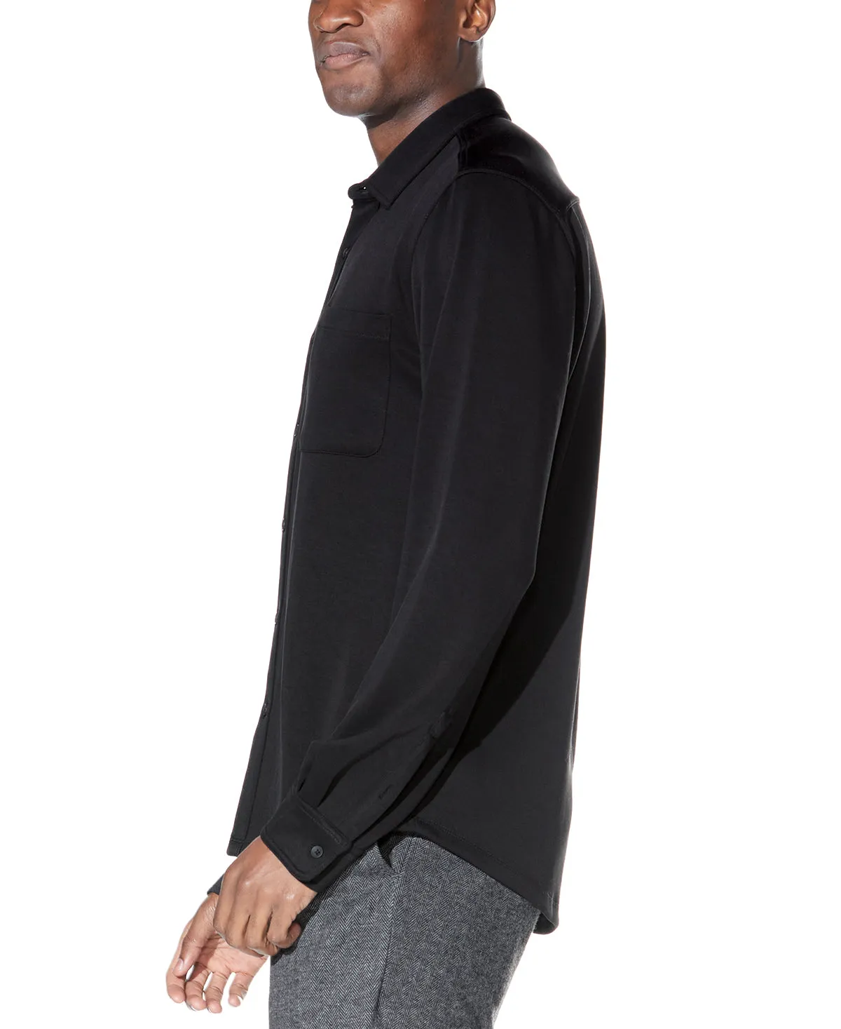 Nick Knit Shirt (Black)