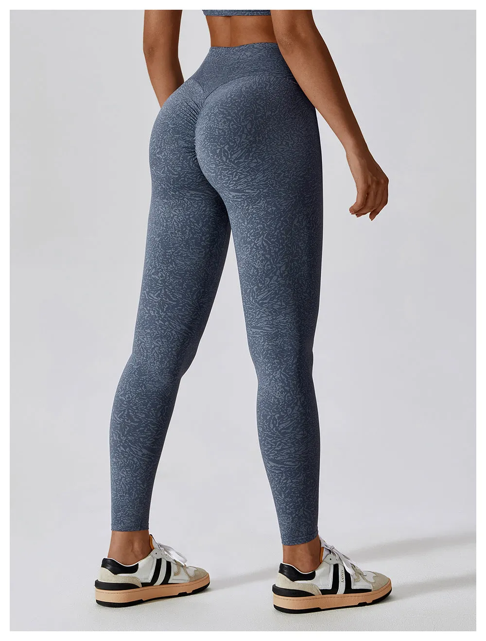 Patterned Bottom Lift Leggings