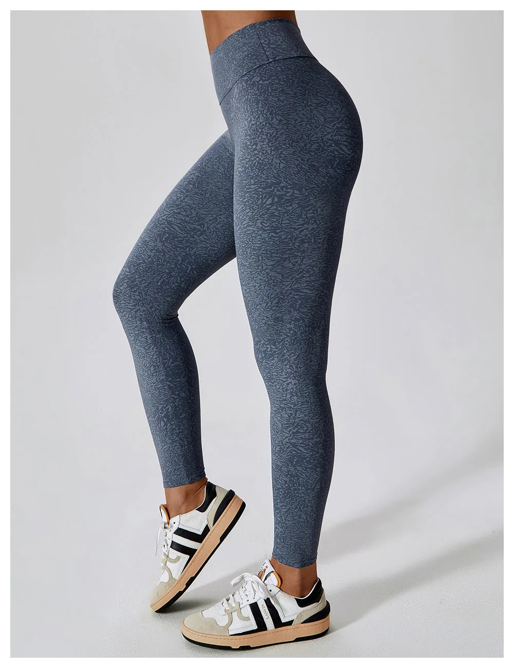 Patterned Bottom Lift Leggings