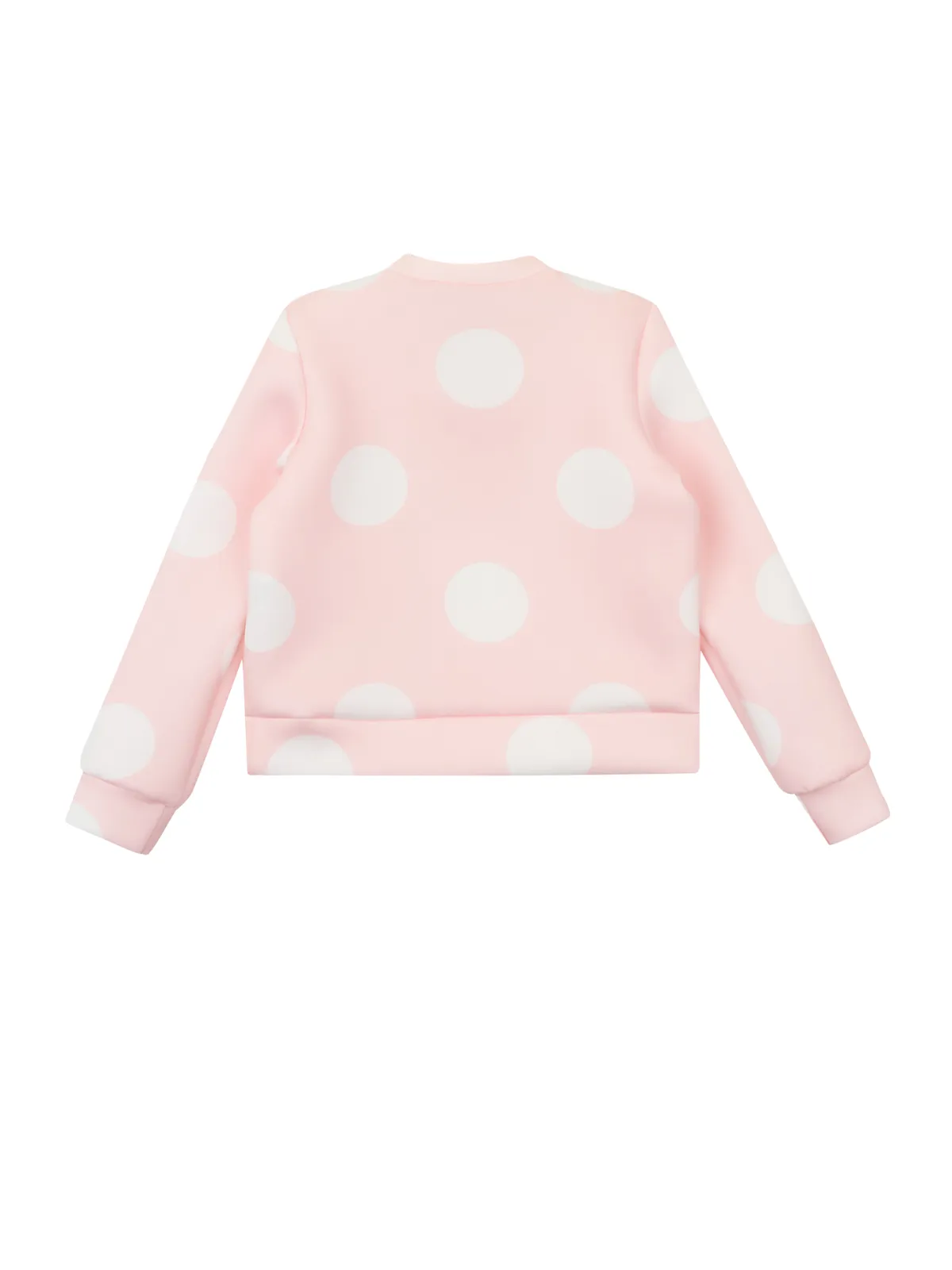 Pink Polka Dot Delight Sweatshirt by Kids Couture