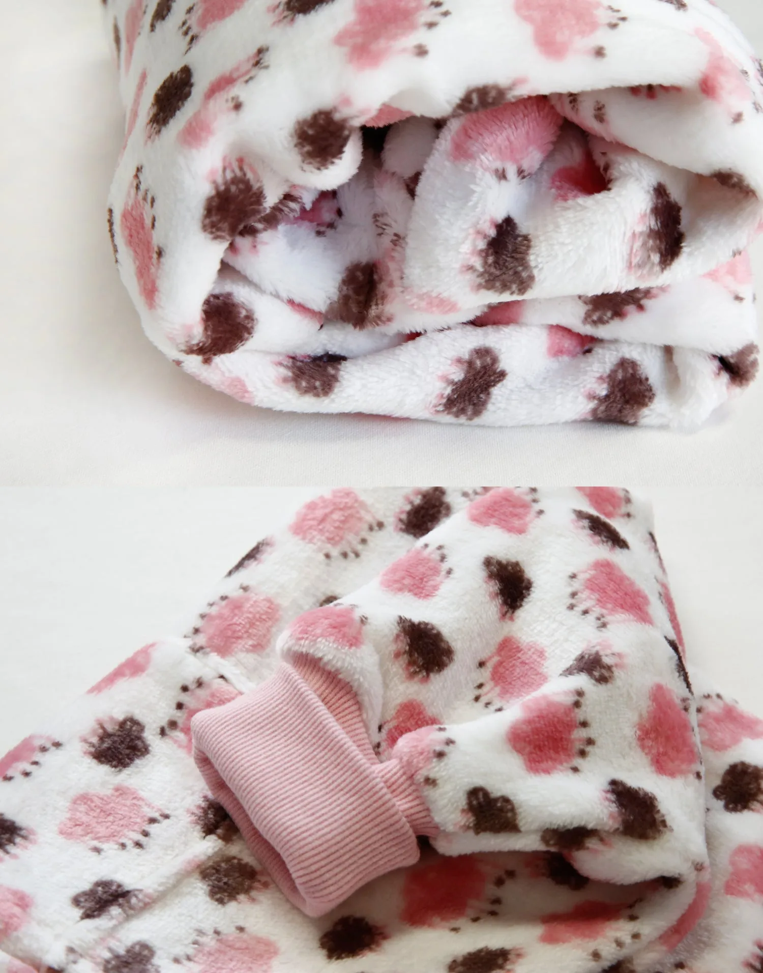 Rain Cloud Pink Soft Microfibre Blanket Sleeper