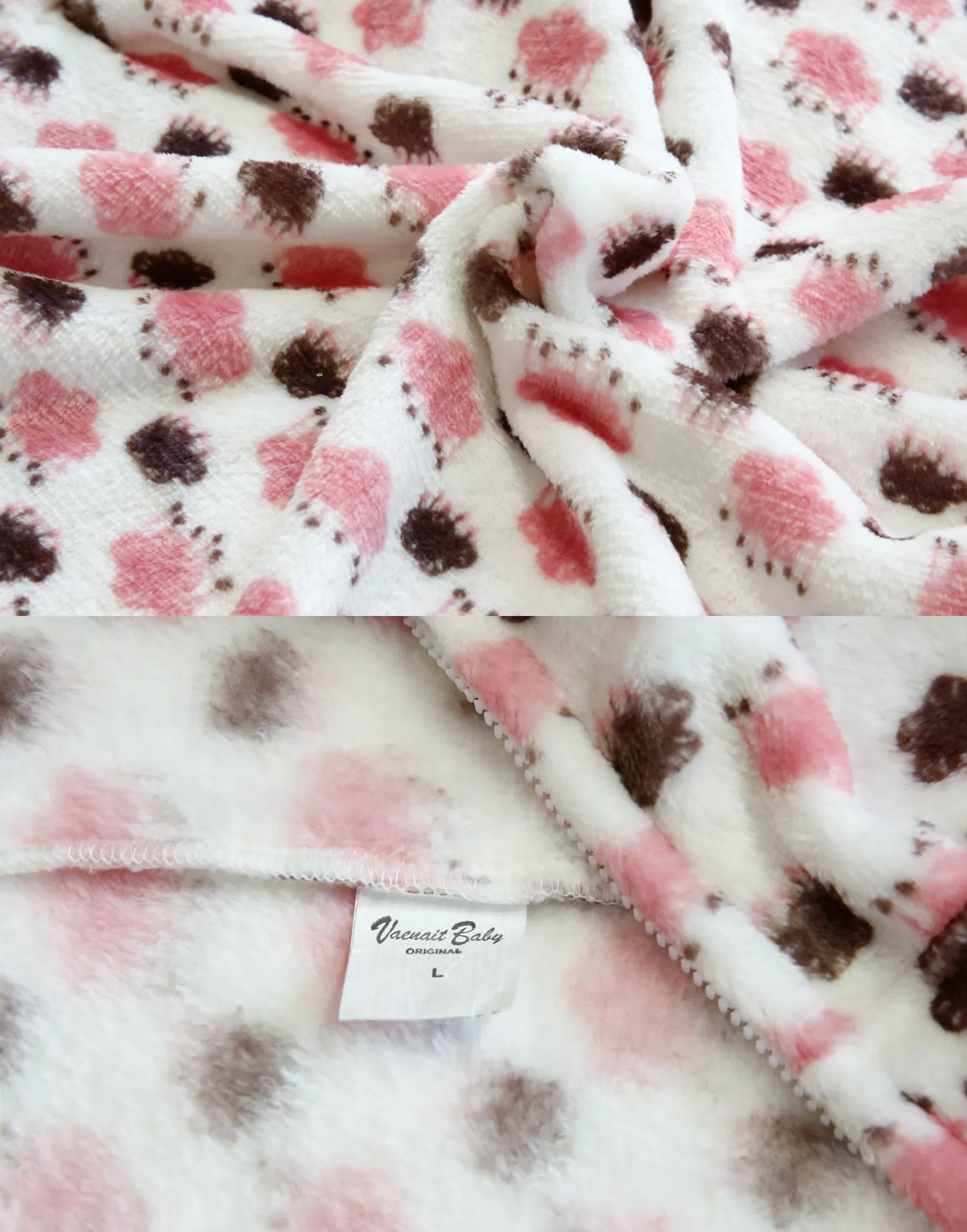 Rain Cloud Pink Soft Microfibre Blanket Sleeper