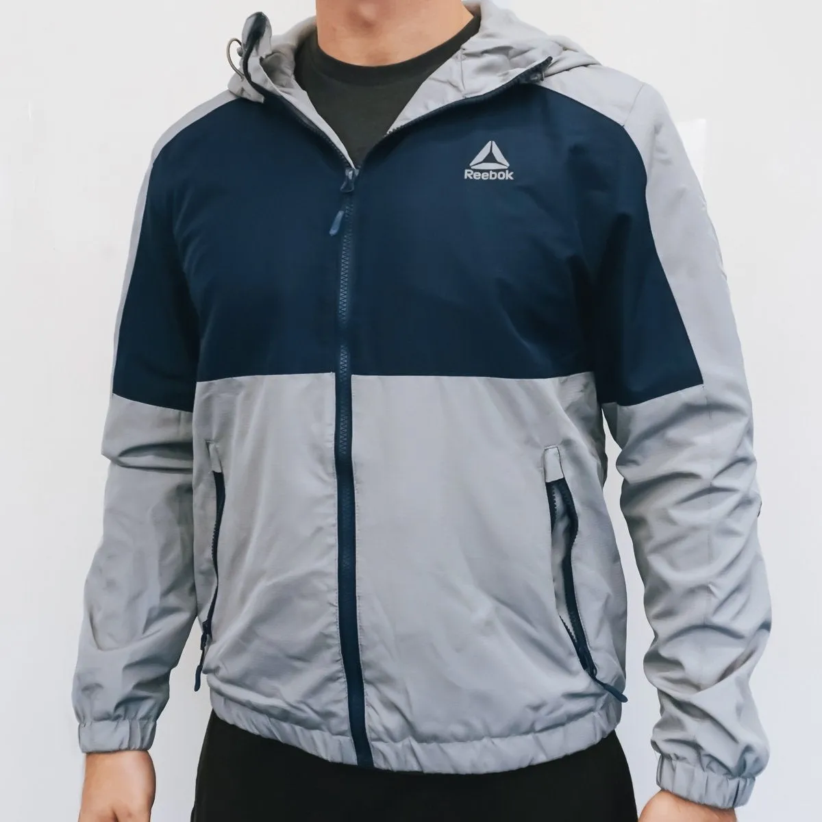 Reebok Men's Fleece Lined Windbreaker Jacket