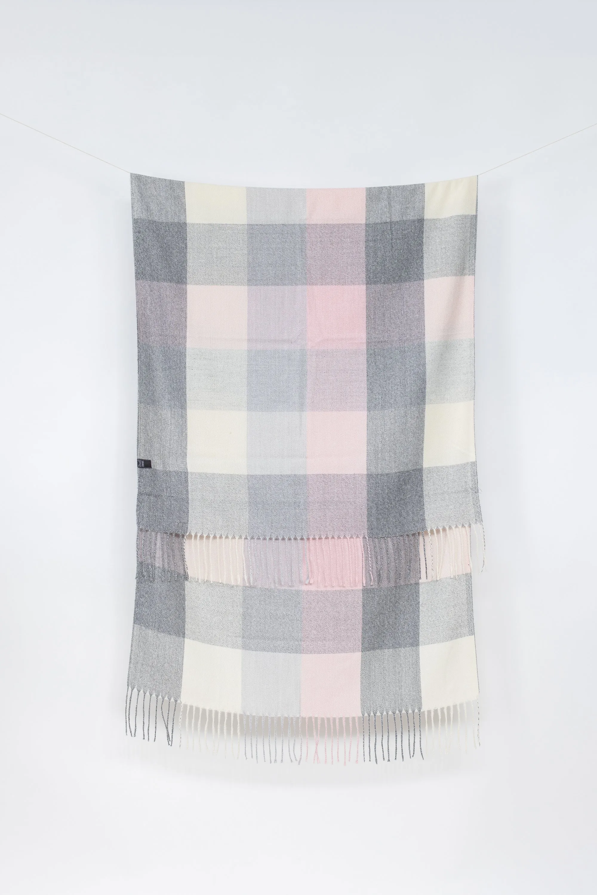 Scarf Piper Grey Light Pink