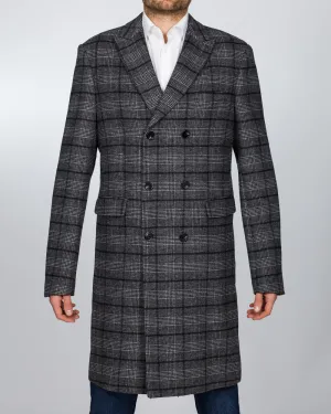 Skopes Porter Overcoat (charcoal check)