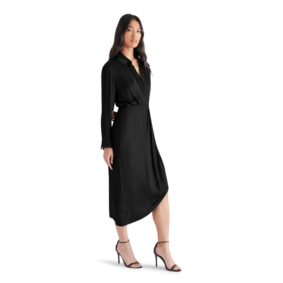 Steve Madden Martina Asymmetrical Hem Shirt Dress