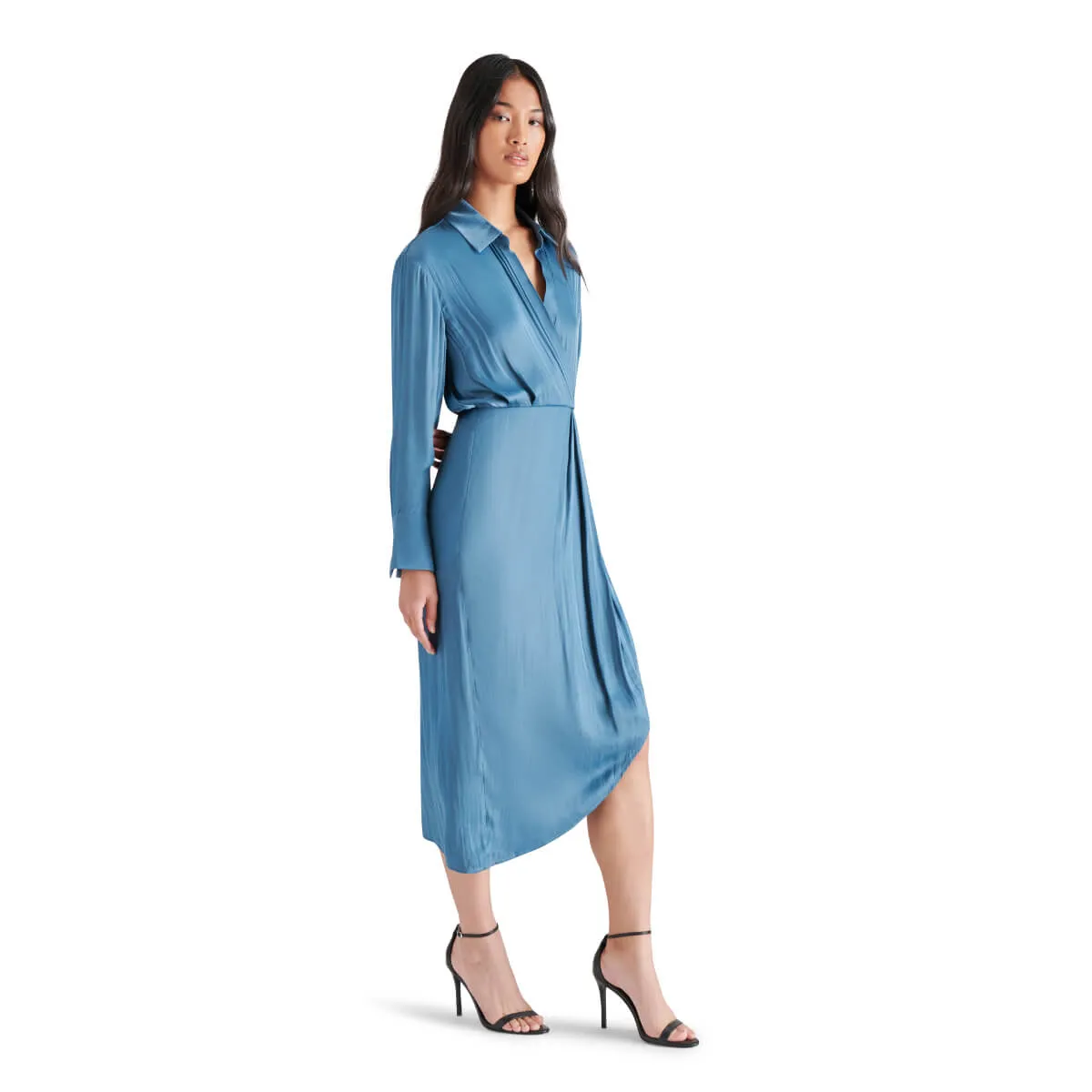 Steve Madden Martina Asymmetrical Hem Shirt Dress