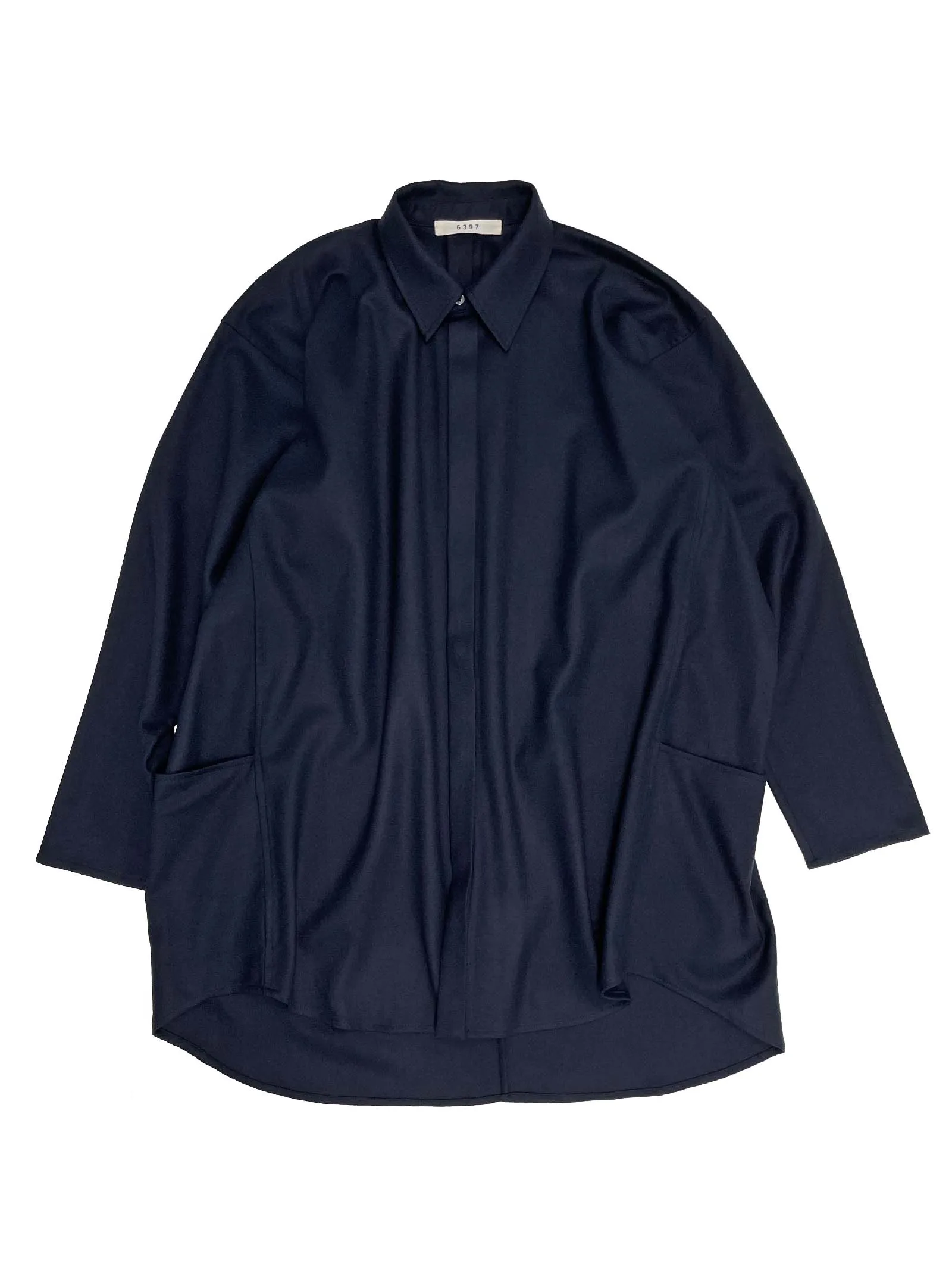 Tailored Artist's Smock in Dark Navy