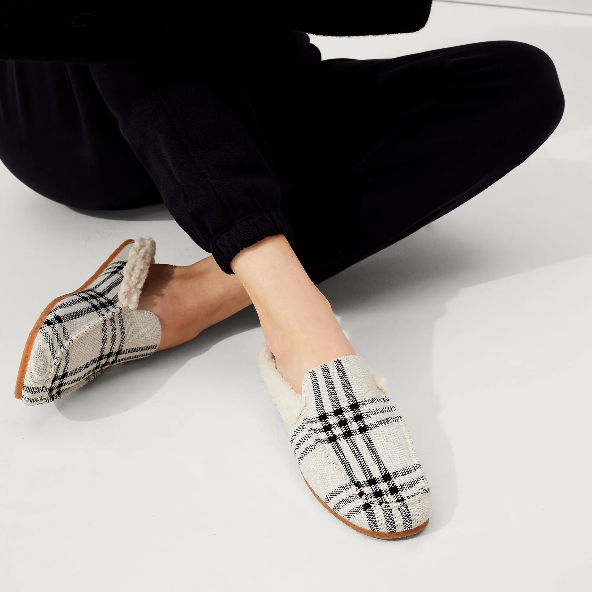 The Scuff Slipper - Cozy Plaid