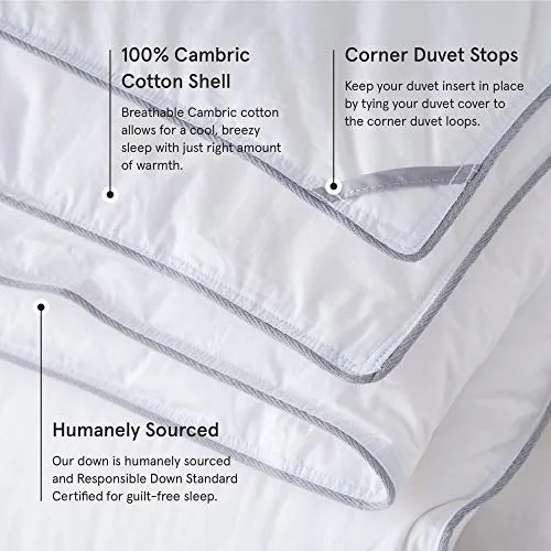 Tuft & Needle, Down Duvet Insert, Mediumweight, Humanely Sourced Down - Full/Queen