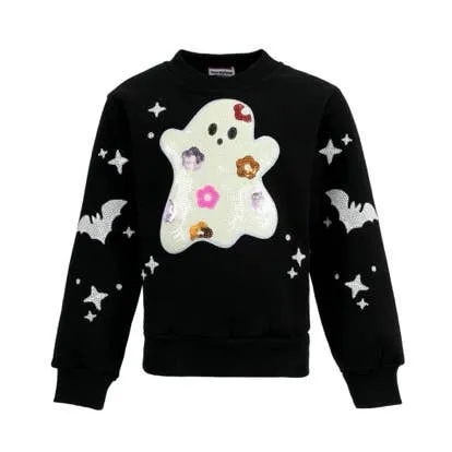 TWD Embellished Ghost Halloween Crewneck