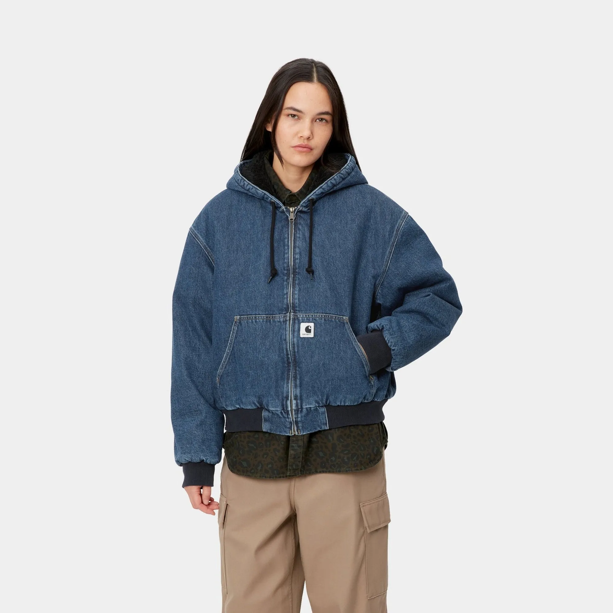 Women's OG Active Jacket (Winter) - Denim | Blue (stone washed)