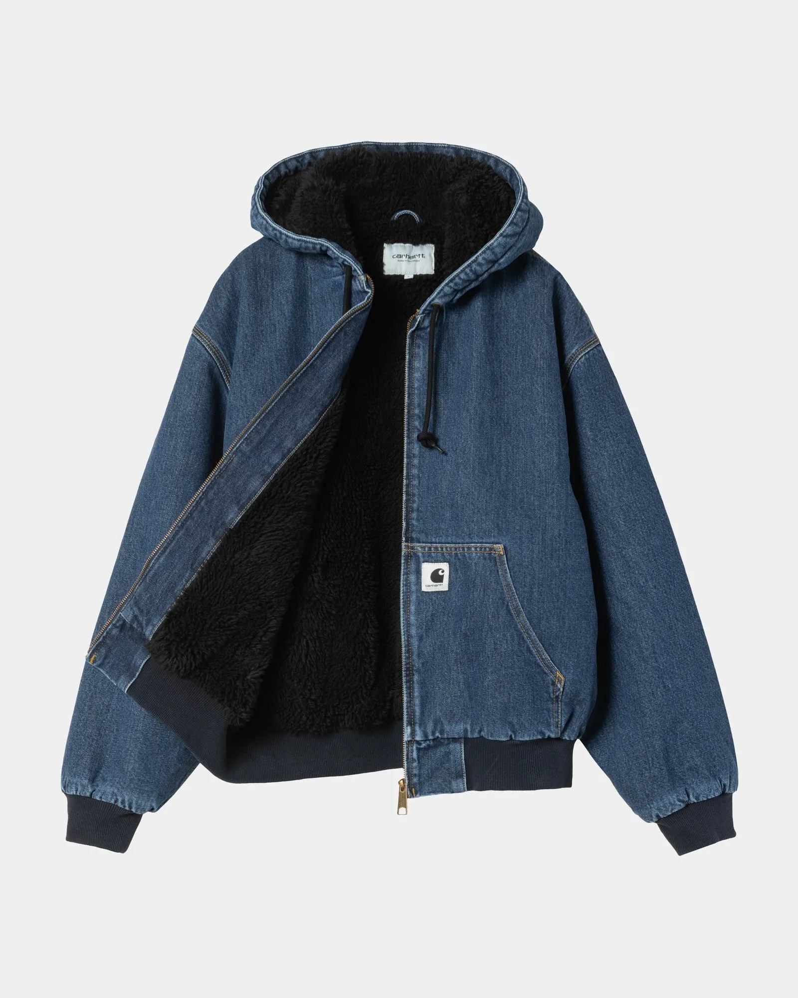 Women's OG Active Jacket (Winter) - Denim | Blue (stone washed)